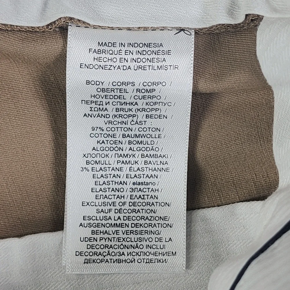 Polo Ralph Lauren AOP Shorts Mens‎ 31x9 Beige Chino Pony Logo Classic